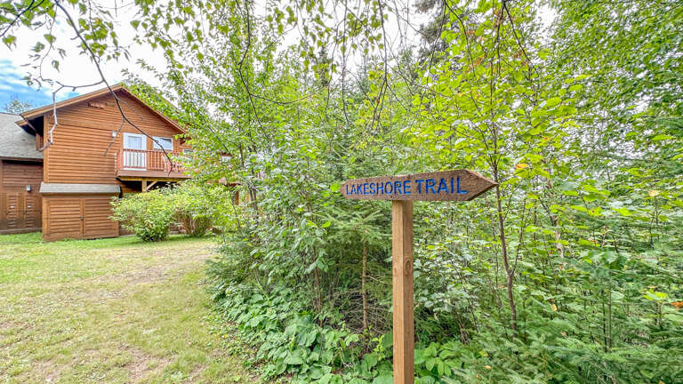 Follow the signs and access the trail from anywhere on the PRC property.