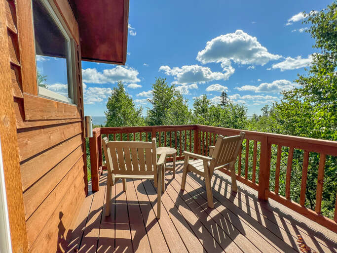 Enjoy your coffee outside in the morning