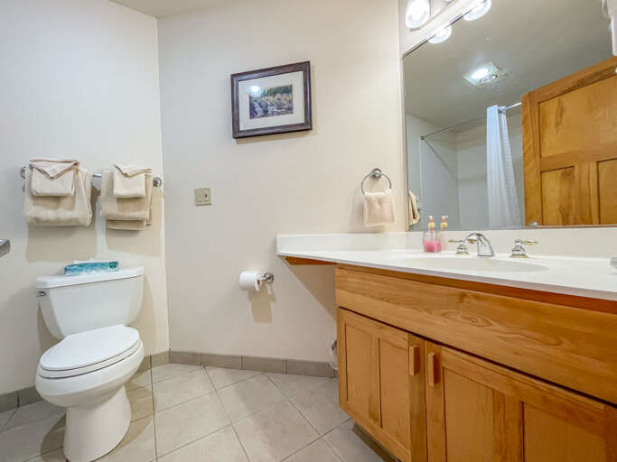 A large vanity in the bathroom A large vanity in the bathroom