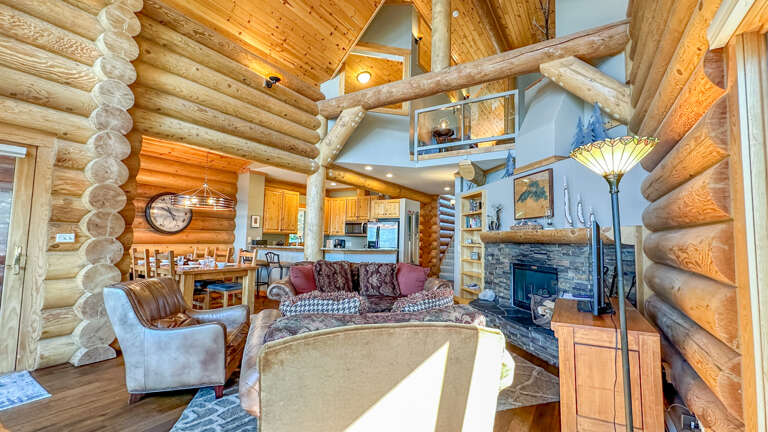 Spacious and beautiful open layout living area.