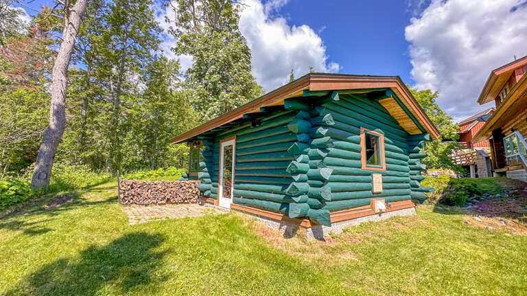 The community sauna is located a short stroll away from Temperance Getaway.