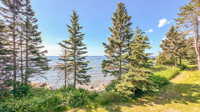 Views of Lake Superior from the deck.