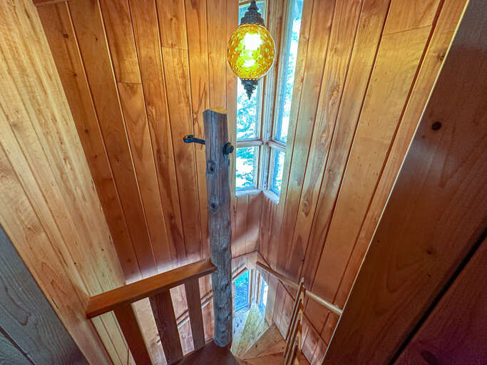 Spiral Staircase to Loft
