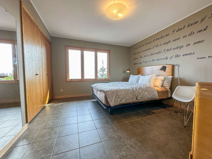 Bedroom 2 has a queen bed.
