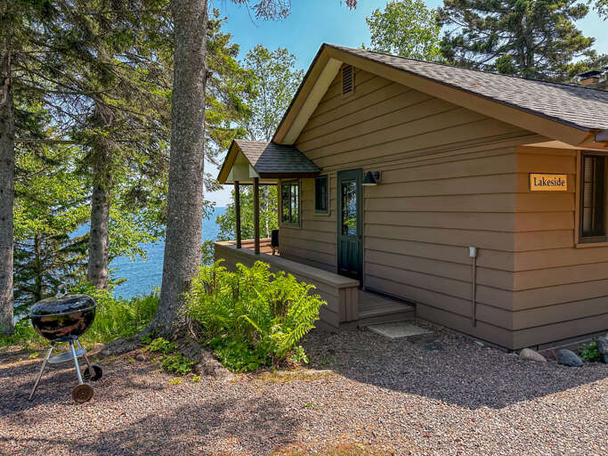 Lakeside front entrance.