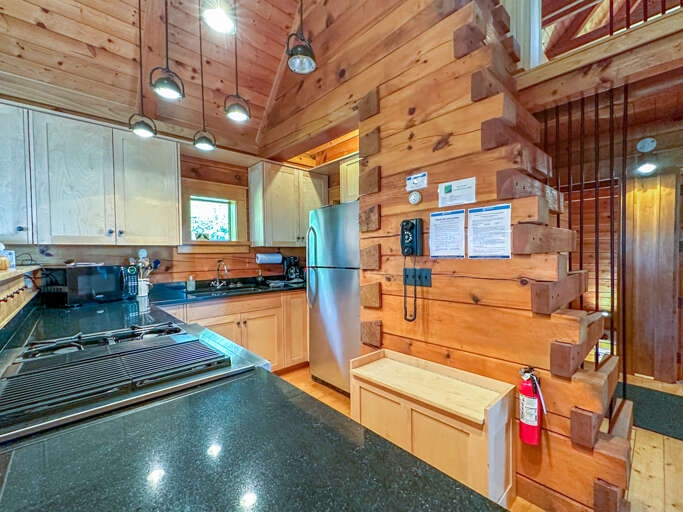 The kitchen is well stocked with items you will need for a home cooked meal- just bring your food!