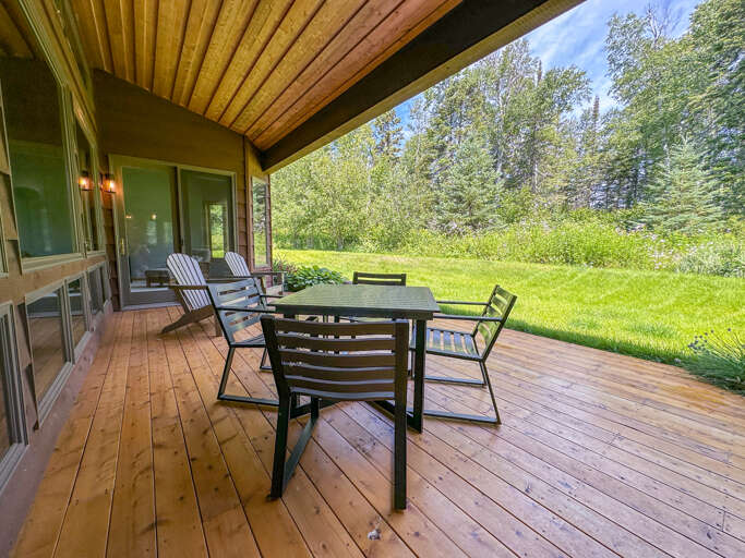 Have a meal out on the patio on a warm summer's day.