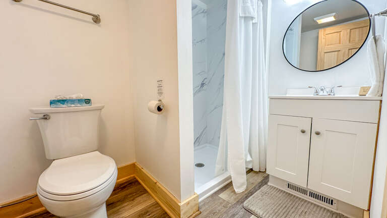 Bathroom 1 attached to Bedroom 1.