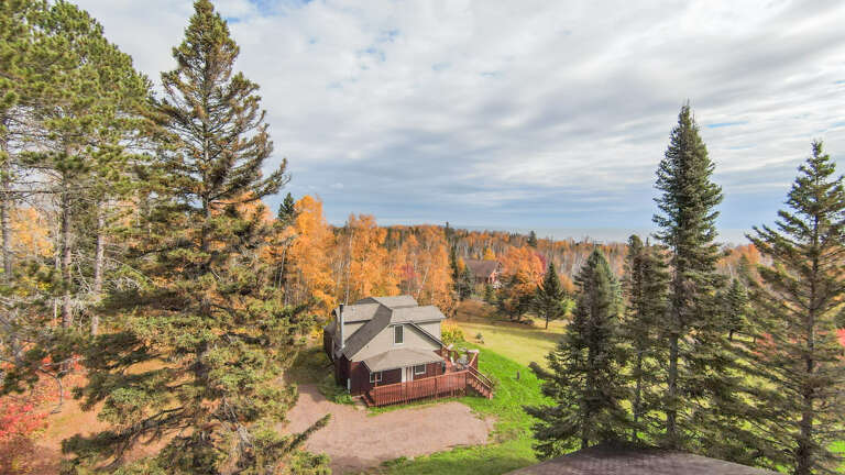 Thorson's Cottage on Lake Superior.