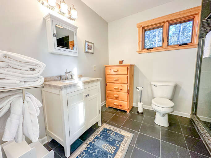 The bathroom