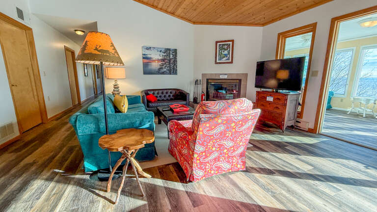 Living Room with Fireplace
