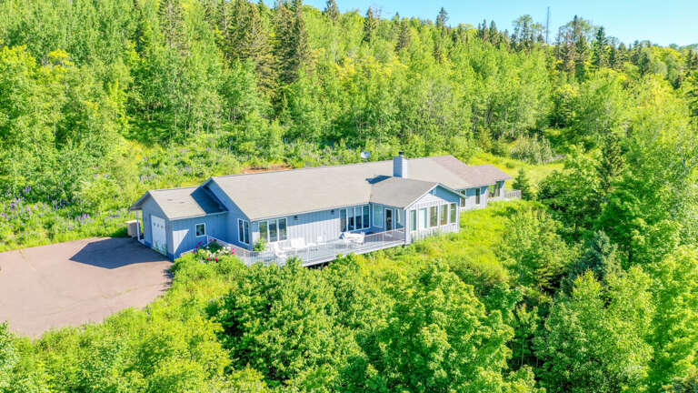 Mountain Top is a private retreat located on Eagle Mountain at Lutsen Mountains.