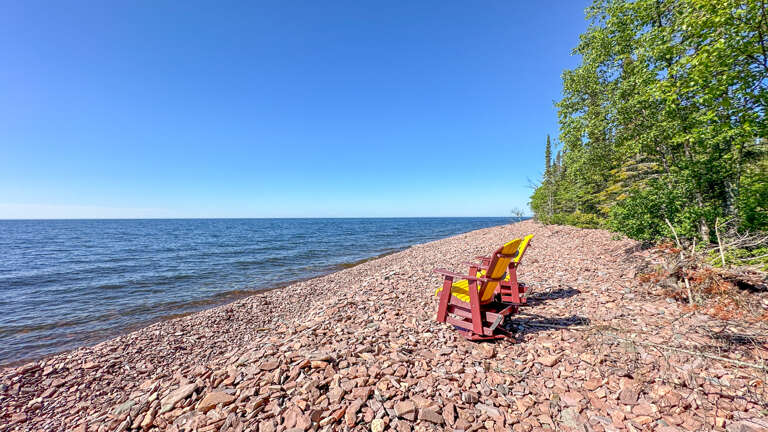 Looking towards Grand Marais