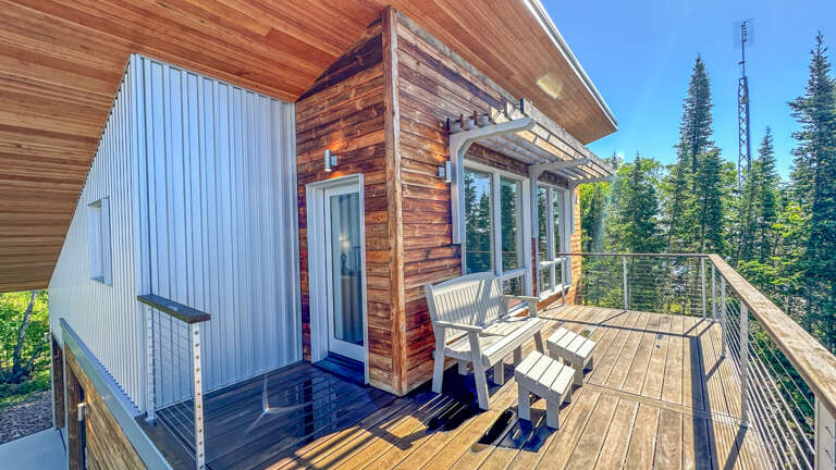 Balcony off of Bedroom 3.
