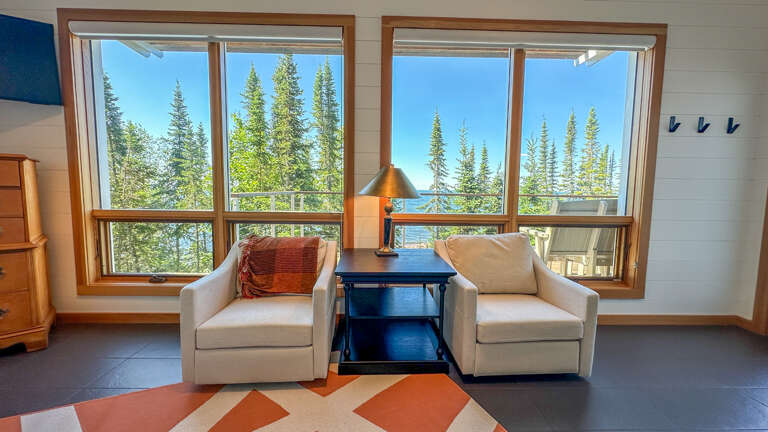 Views of Lake Superior from Bedroom 3.