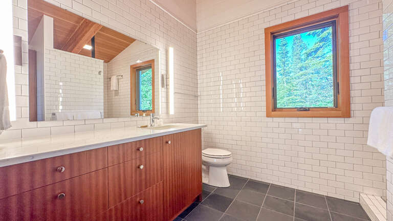 Bathroom in the main home.
