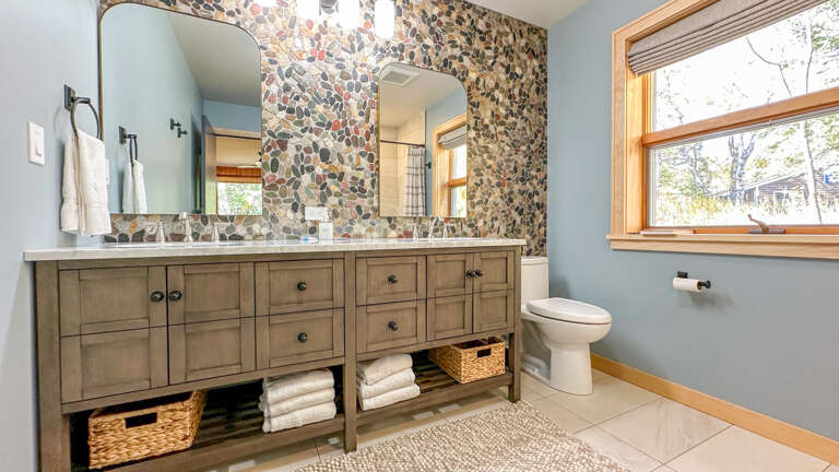 Bathroom 1 attached to Bedroom 1.