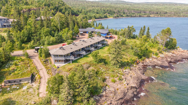 Terrace Point on Lake Superior. Terrace Point on Lake Superior.