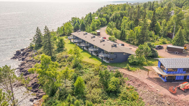 Terrace Point on Lake Superior. Terrace Point on Lake Superior.