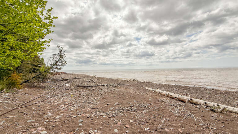 Private stretch of Lake Superior Shoreline.