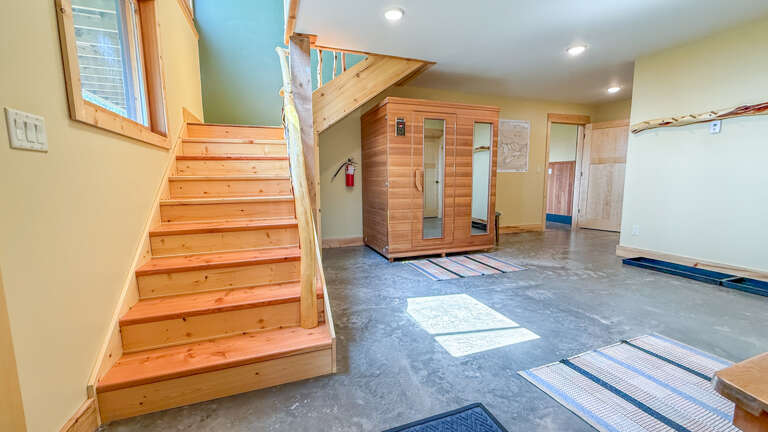Sauna in the Lower Level