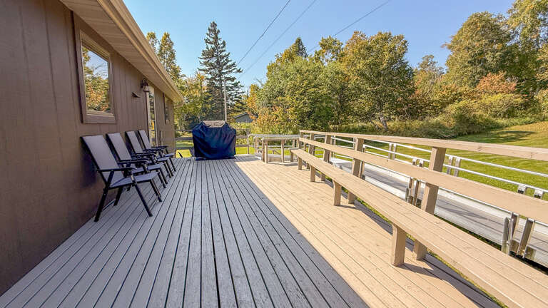 Deck and BBQ
