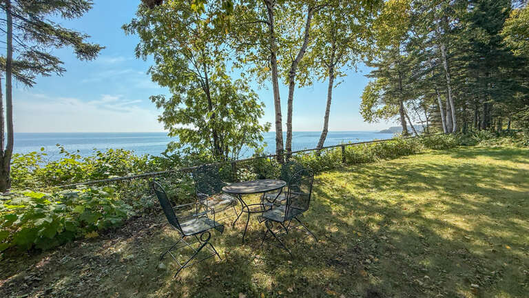 Picturesque views from Tofte Hytte's front yard.