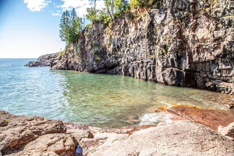This is a shoreline that is truly unique to Cathy's Cove.