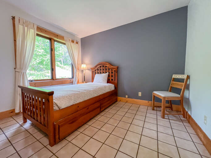 The third bedroom has twin trundle beds. The third bedroom has twin trundle beds.