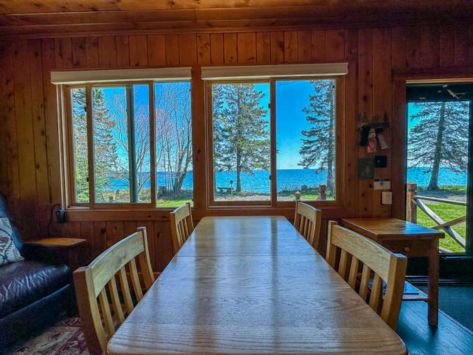 Enjoy Lake Superior views while you dine.