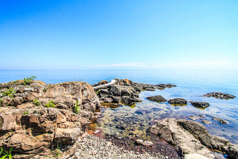 Enjoy your own peaceful stretch of Lake Superior shoreline.