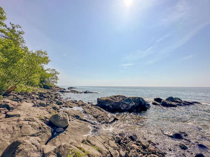 Private shoreline area.