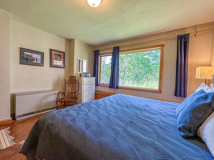 Unwind in Bedroom 3 on the lower level.