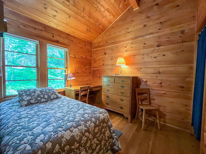 The additional sitting room makes a great office/reading space.