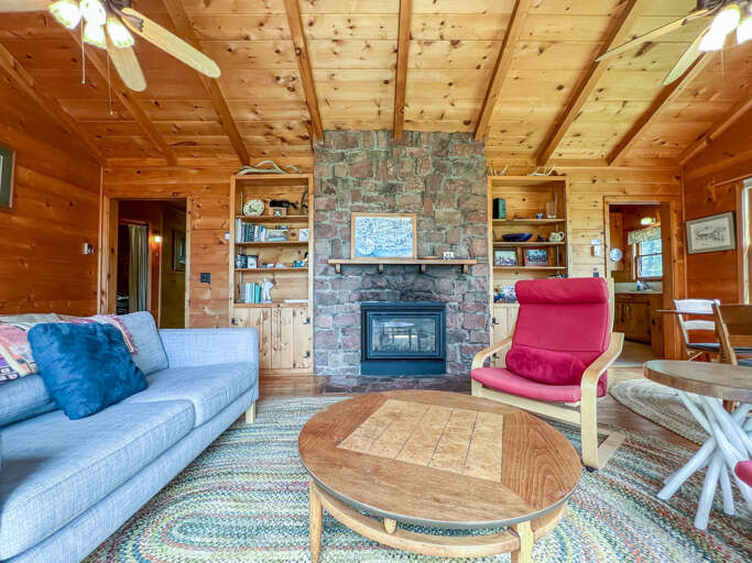 Curl up in front of the fireplace.