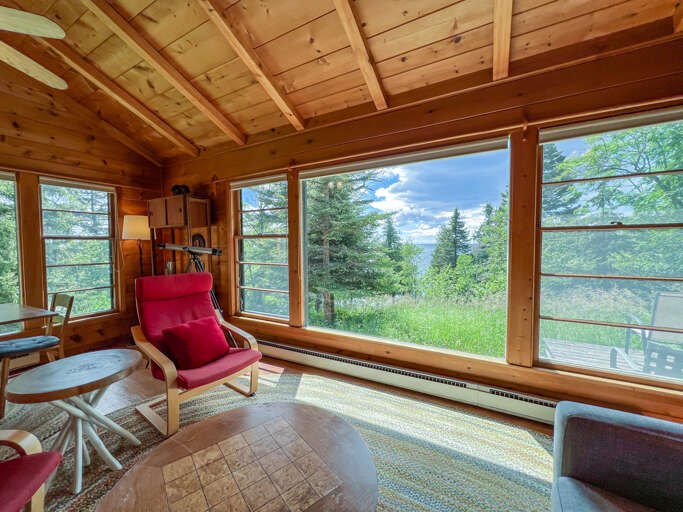 Go start gazing right from the living room with the telescope.