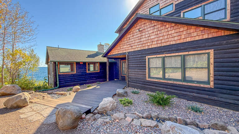 Enter into this beautiful home using the new walkway.