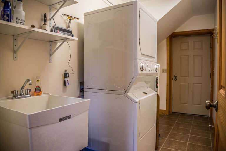 No need to over pack when staying at Foxfire as it offers a washer and dryer.