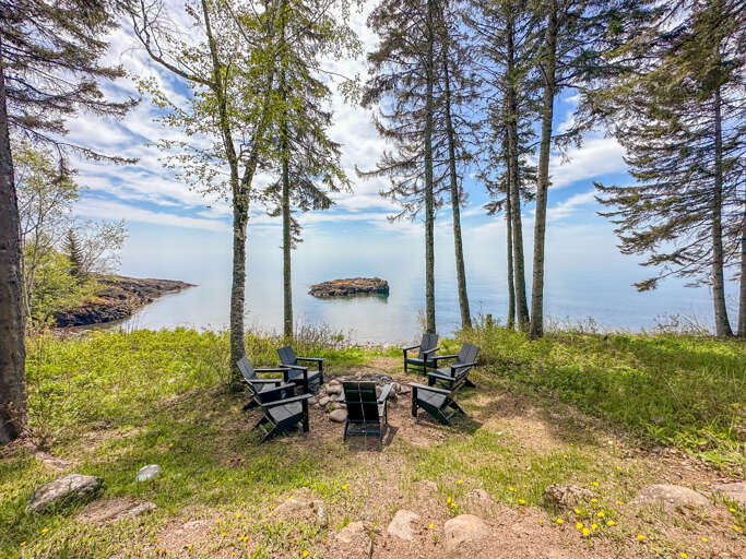 Views from the patio.