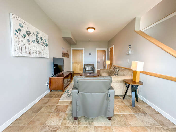 Lower level living room