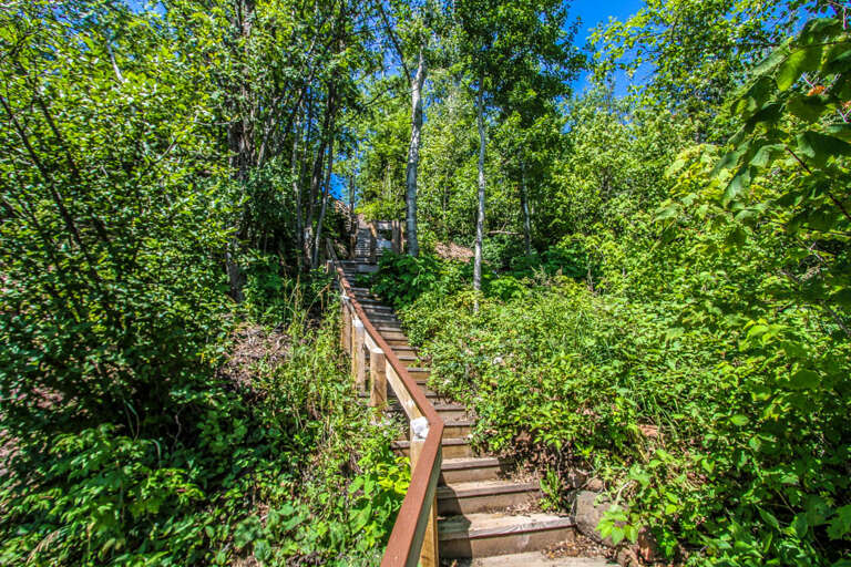 Stairway to the beach area (shared)