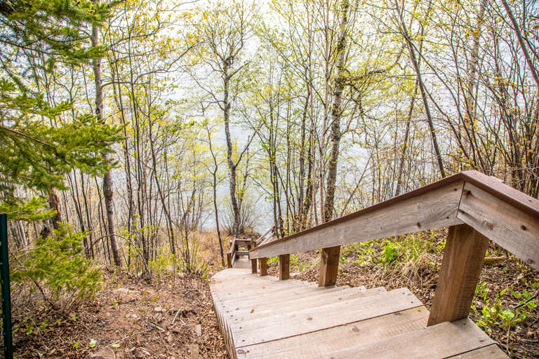 Stairway to the beach area (shared)
