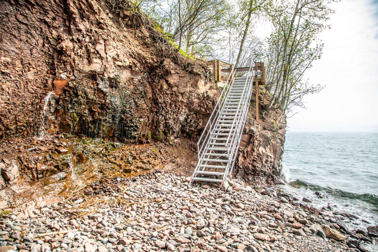 Stairway to the beach area (shared)
