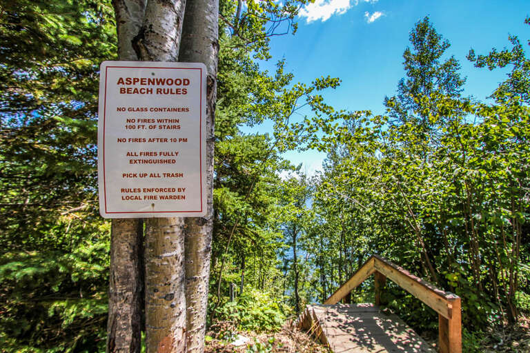 Beach access for Aspenwood Townhomes (shared)