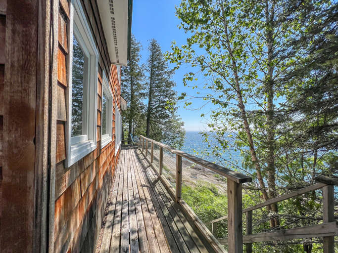 Lakeside Deck in front of Dining Room