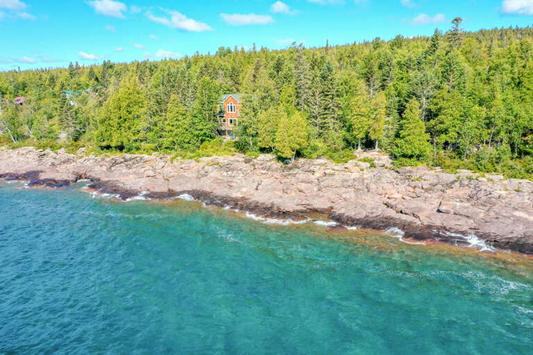Just steps away from Lake Superior