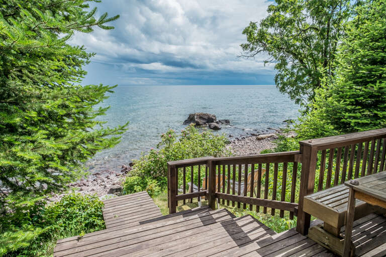 At Amazing Grace you are just a few steps away from the shores of Lake Superior.
