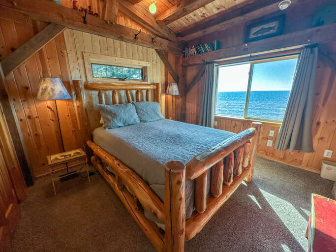 Bedroom 1 also has amazing Lake Superior views.