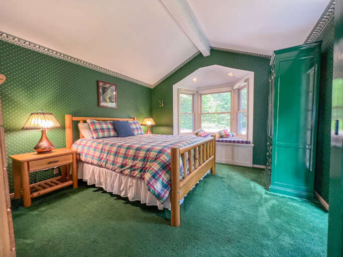 Bedroom 2 is located off the living room.