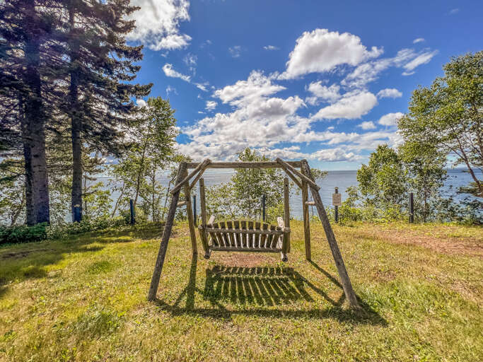 Sit back and enjoy the sunrise over Lake Superior.